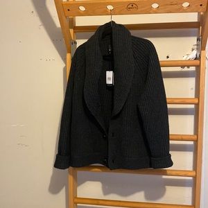 COPY - New with tags shawl collar cardigan black